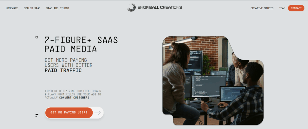 b2b saas marketing agencies - Snowball Creations