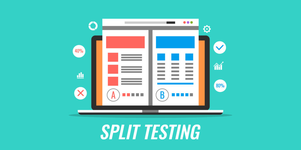 Split Testing Marketing Image