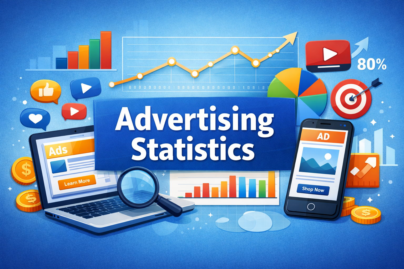 Top 35 Digital Advertising Statistics in 2026