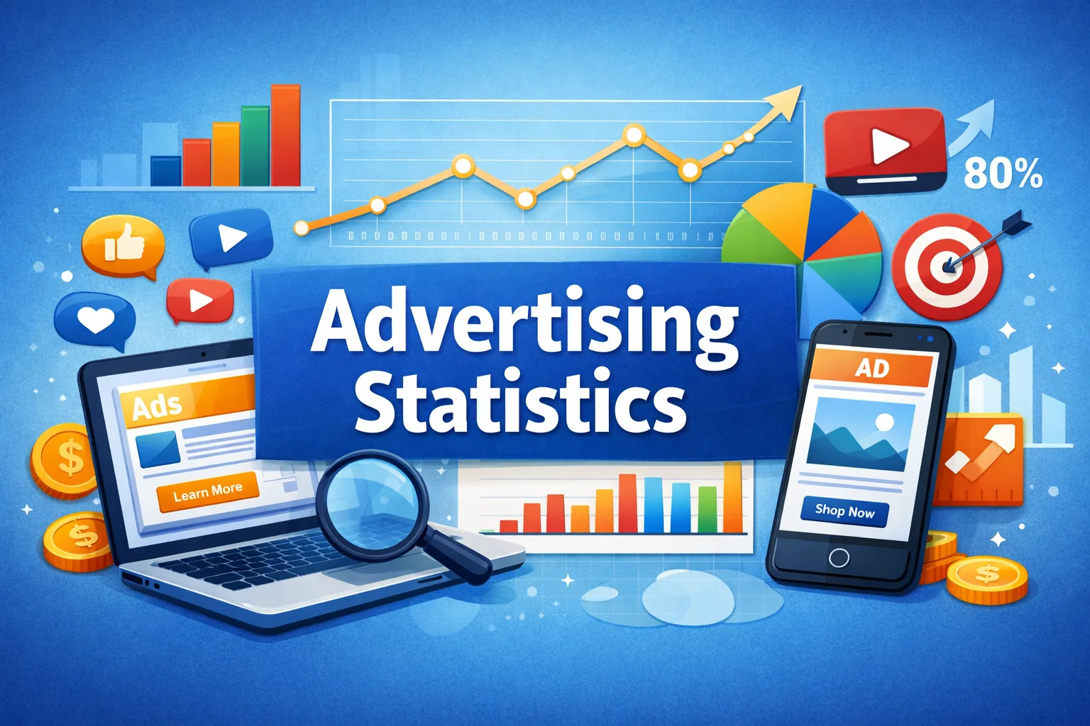 Top 35 Digital Advertising Statistics in 2026