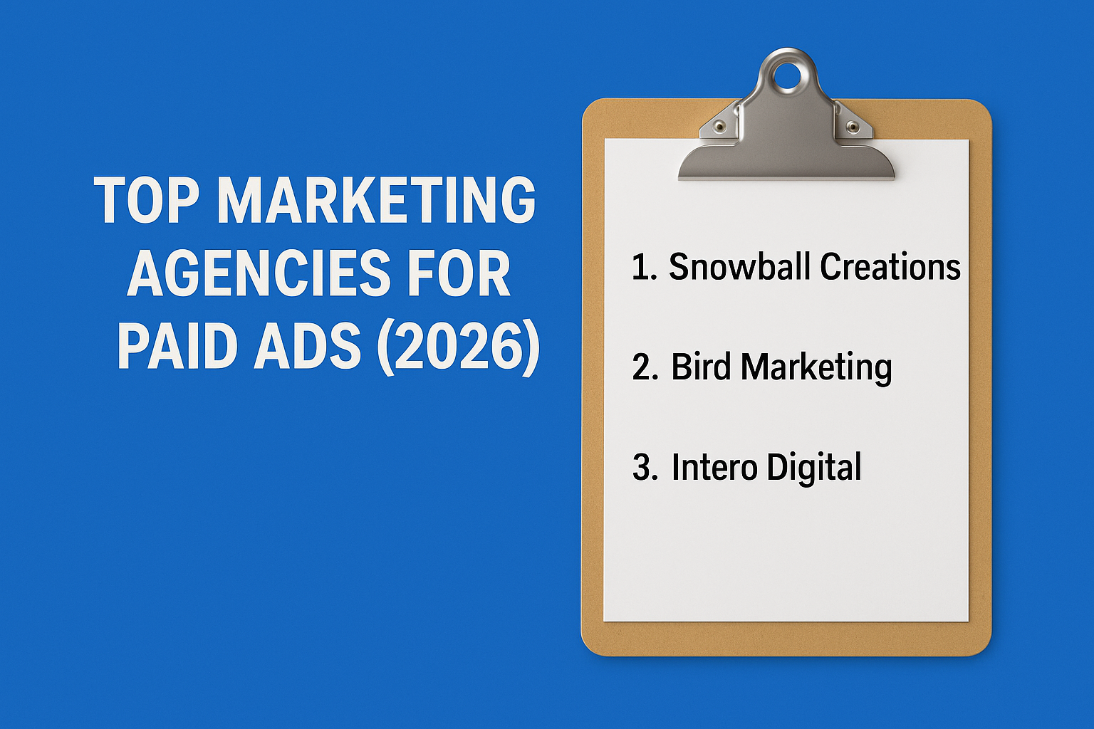 The 10 Top Marketing Agencies For Paid Advertising (2026)