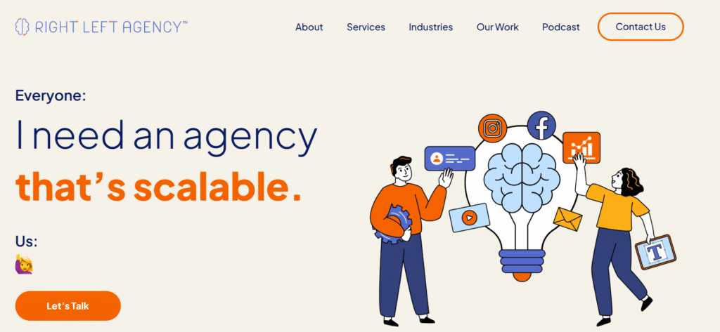 3. Right Left Agency(Paid Media and SEO)