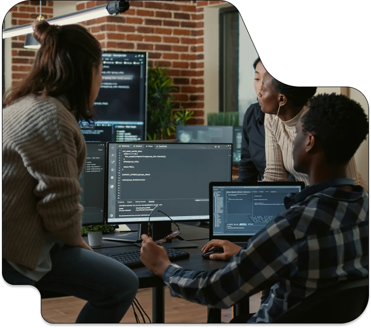 Snowball Creations team at work on SaaS paid ad campaigns