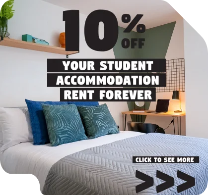 Ad creative for student accommodation