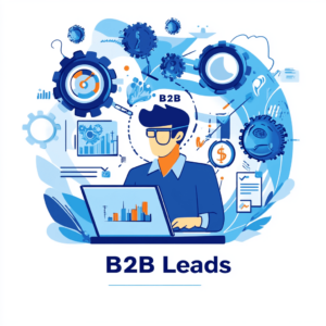 visual representation of how to generate b2b leads with paid ads